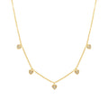 Collar con Circonita Brillante acabado oro 18k - Ridbe