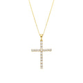 Collar con Circonita Brillante acabado oro 18k - Buteo