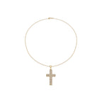 Collar con Circonita Brillante acabado oro 18k - Diora