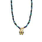Collar con Lapislazuli Natural acabado oro 18k - Arru