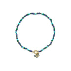 Collar con Lapislazuli Natural acabado oro 18k - Arru