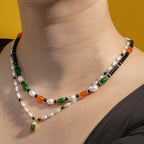 Collar con Onix acabado oro 18k - Coepil
