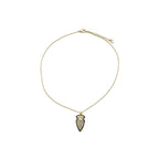 Collar con Circonita Brillante acabado oro 18k - Otla