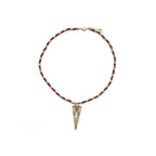 Collar con Circonita Multicolor acabado oro 18k - Colix