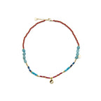 Collar con Cristal Multicolor acabado oro 18k - Ney