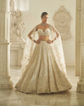 Multi-Colored Three-Dimensional Lehenga Set By KYNAH, Luxury Indian Fashion & Bridal Wear