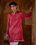 Crimson Multicolour Kurta Set By KYNAH, Luxury Indian Fashion & Bridal Wear