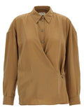 Lemaire Twisted Shirt — Camel