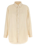 Lemaire Cotton Canvas Shirt — Cream