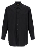 Lemaire Cotton Crêpe Shirt — Black