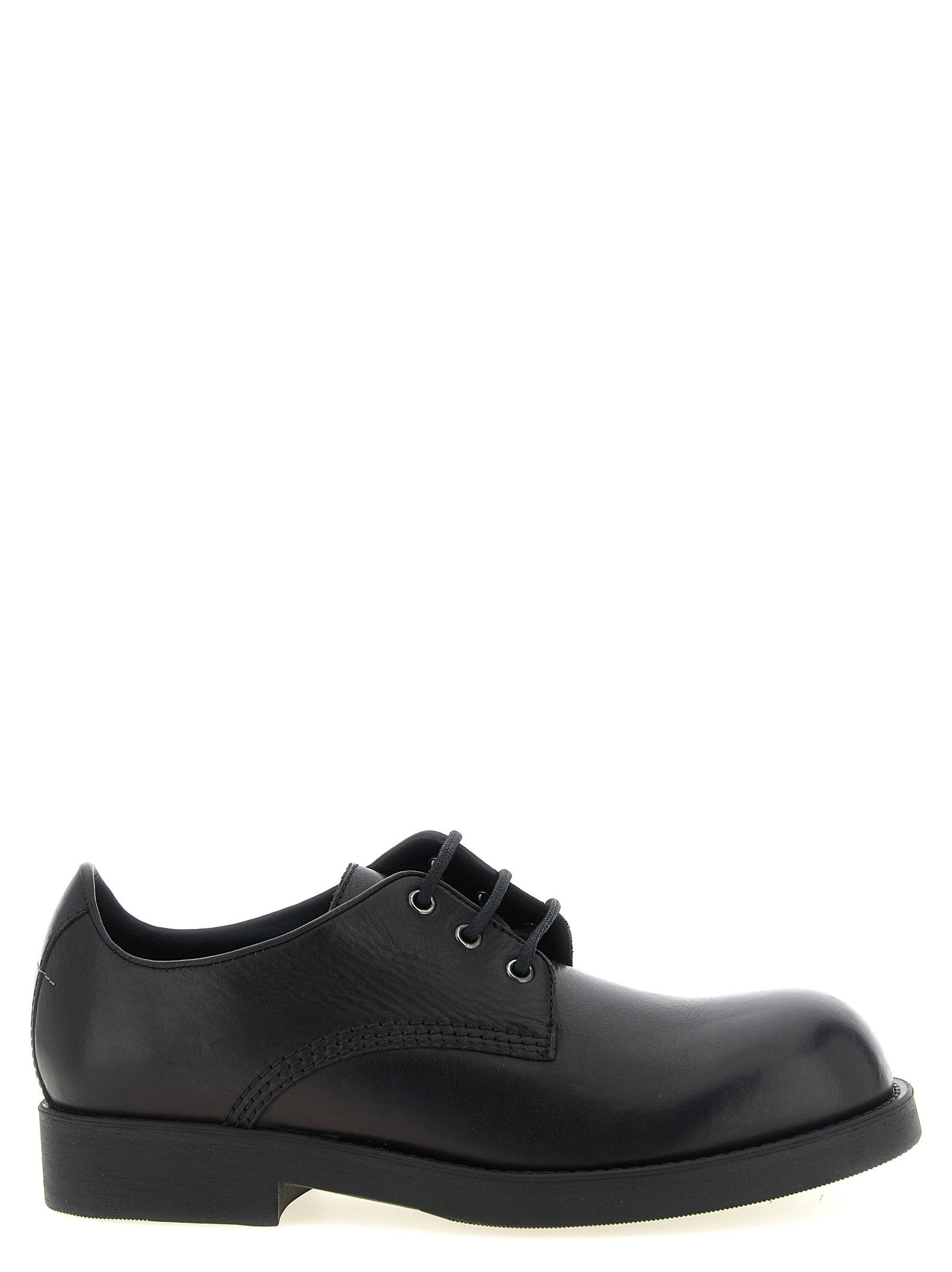 Mm6 Maison Margiela Biker Oxford — Black