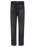 Mm6 Maison Margiela High-Waist Denim Jeans — Black