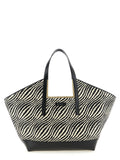 Marni Waves Tote Bag — Black
