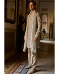 Ash Grey Sherwani Set By KYNAH, Luxury Indian Fashion & Bridal Wear