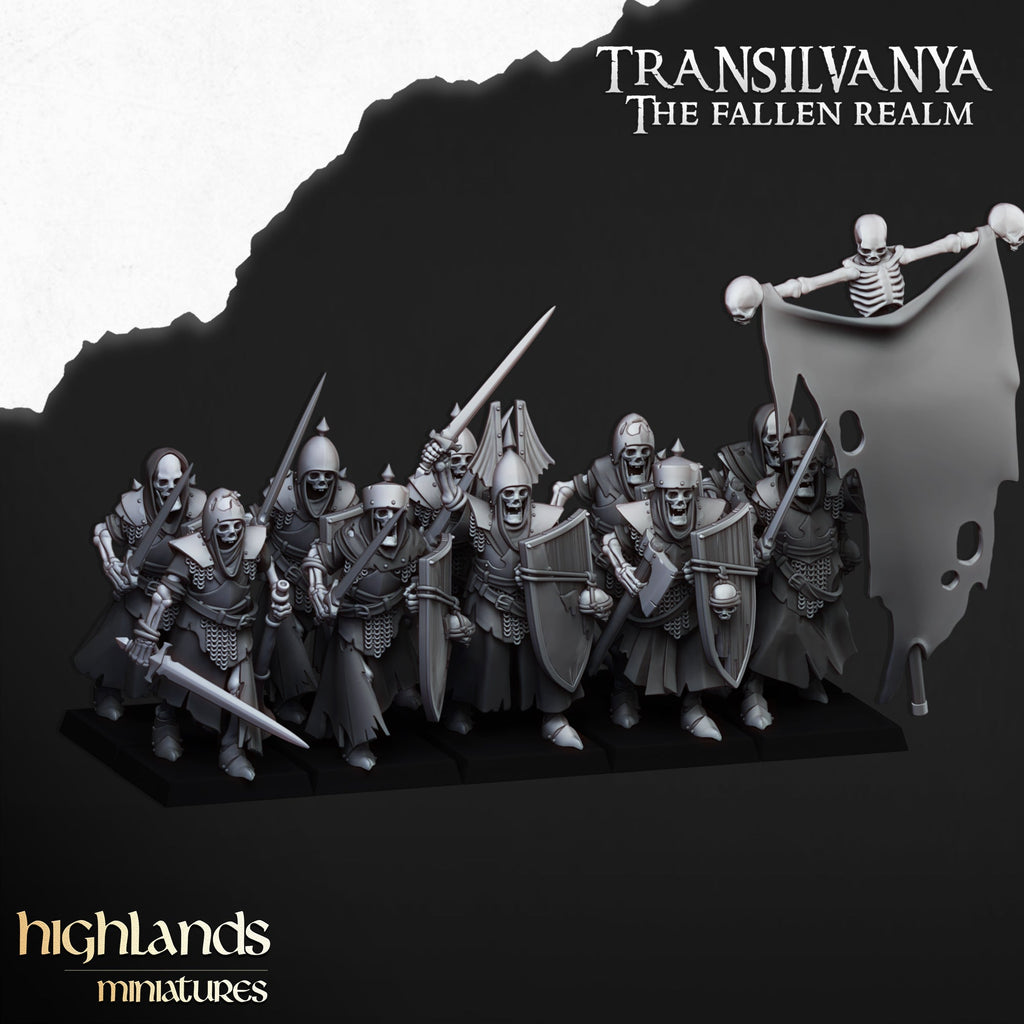 Skeletal Guard, Highlands Miniatures