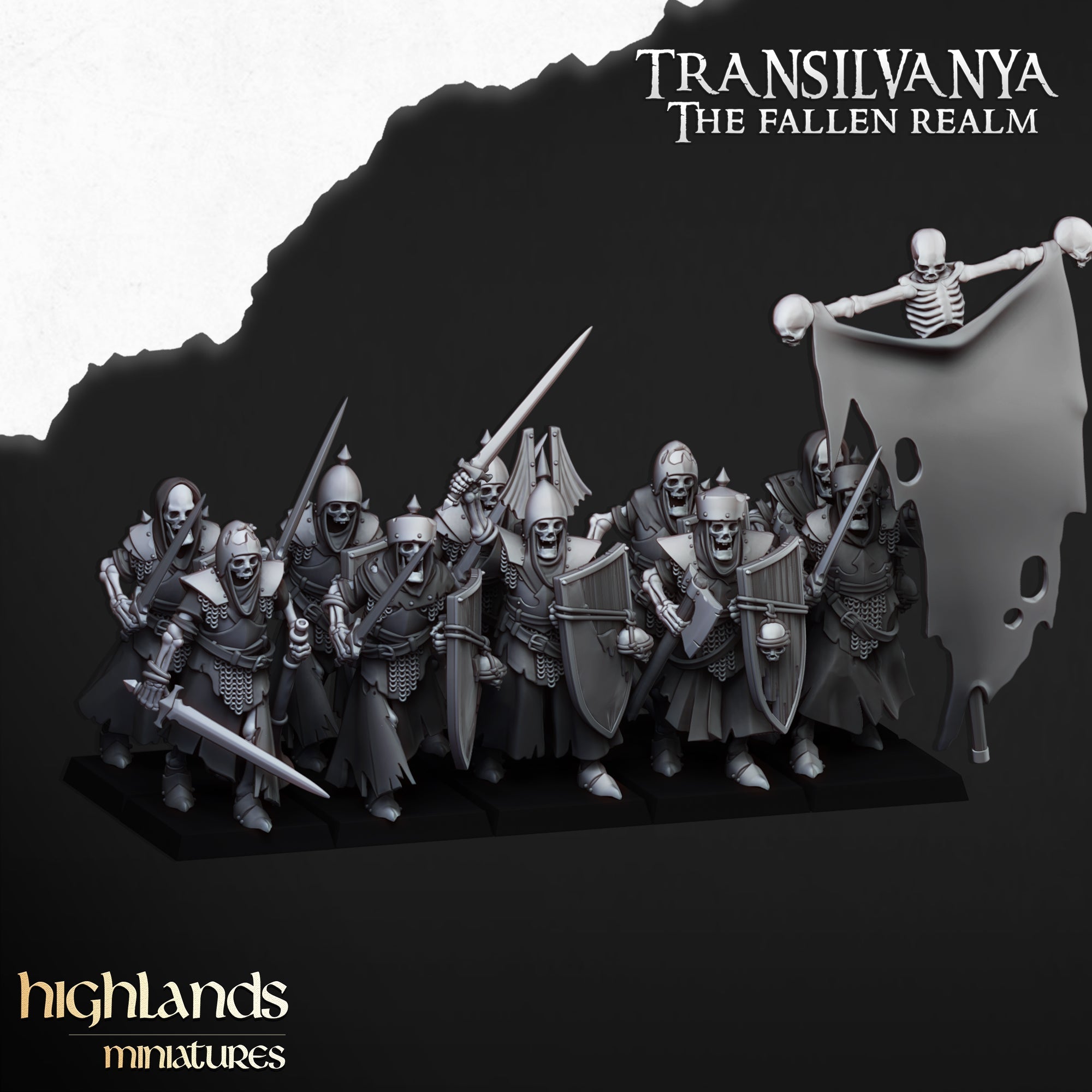 Skeletal Guard, Highlands Miniatures