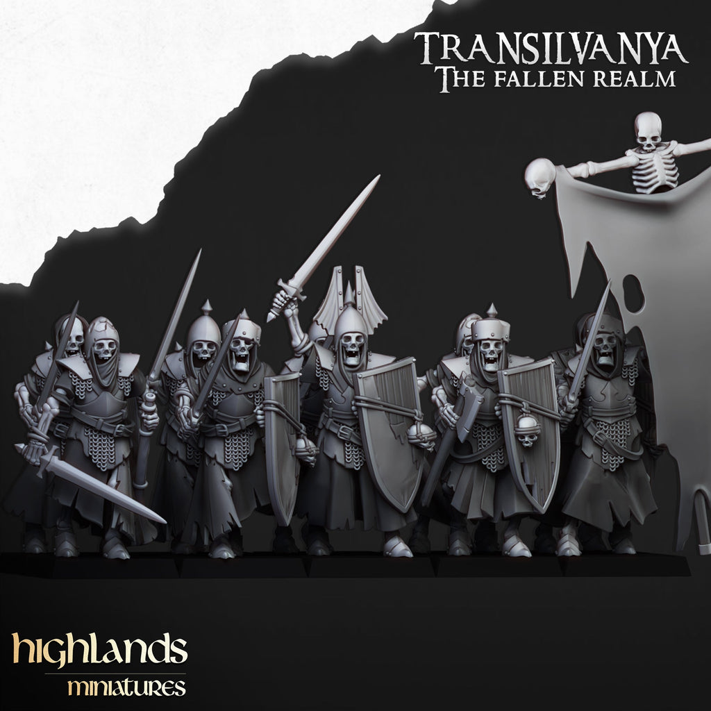 Skeletal Guard, Highlands Miniatures