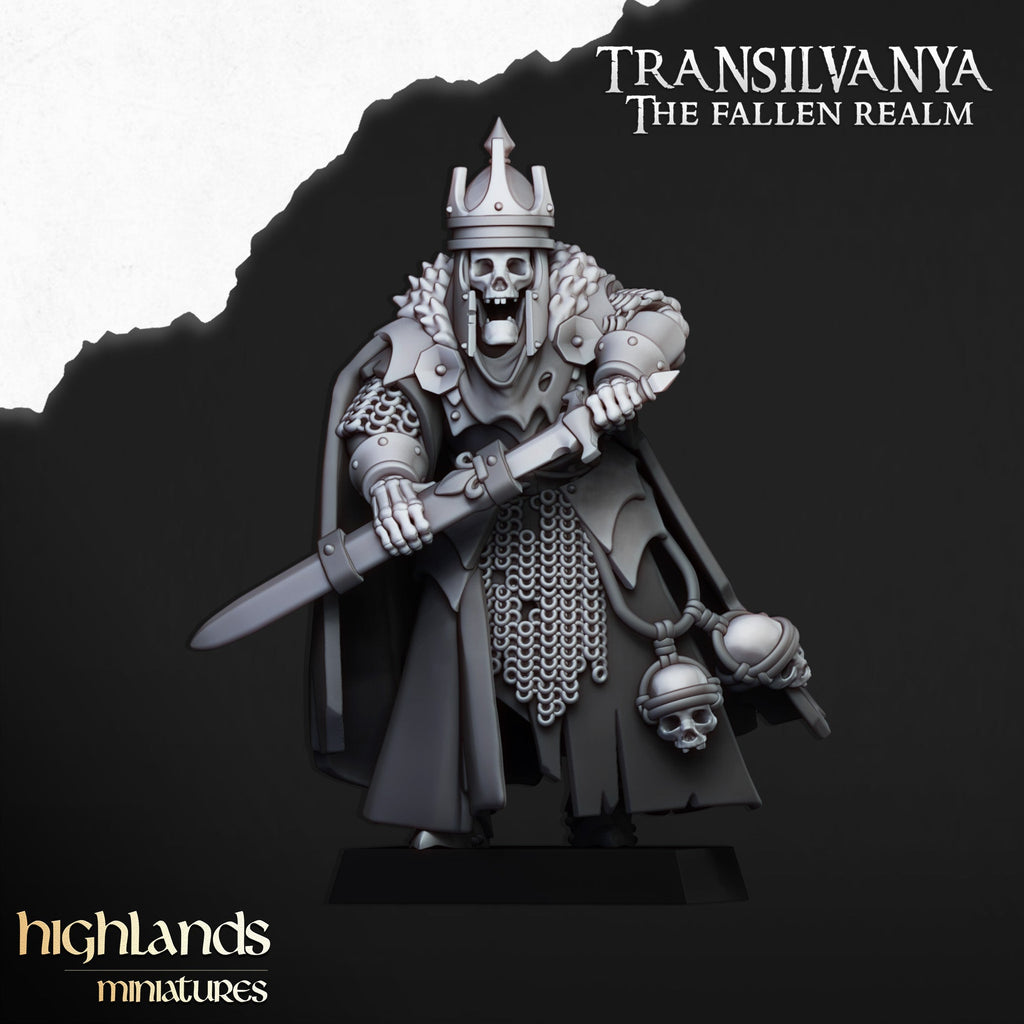 Skeletal Lord, Highlands Miniatures