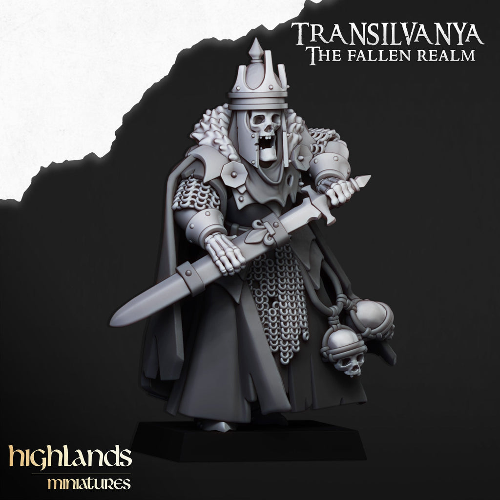 Skeletal Lord, Highlands Miniatures