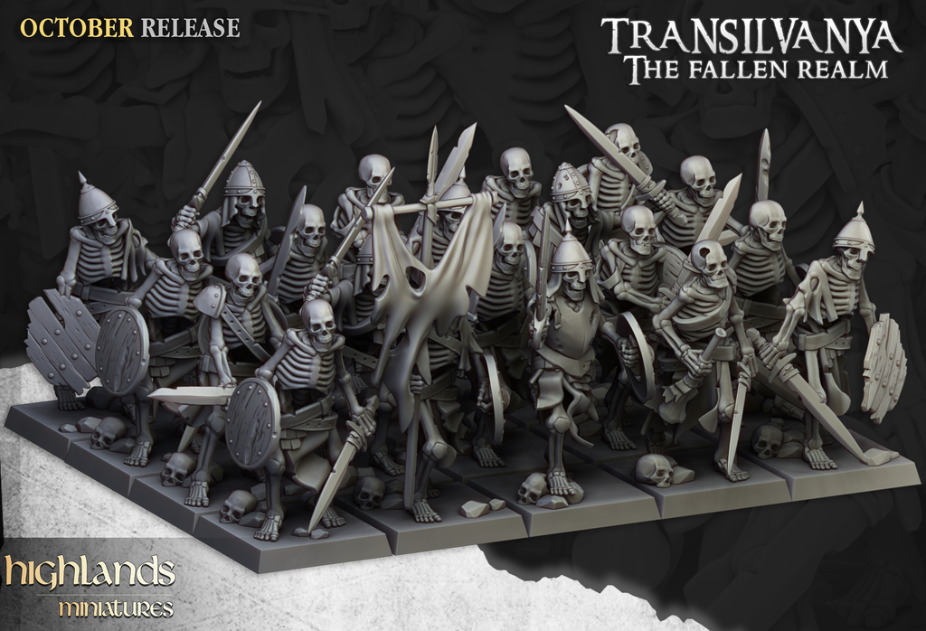 Skeleton Warriors, Highlands Miniatures