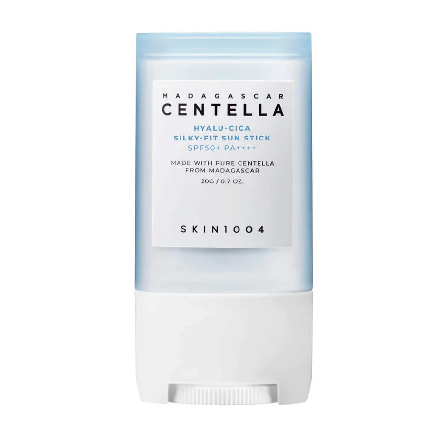 SKIN1004 Madagascar Centella Hyalu-Cica Silky-Fit Sun Stick SPF50+ PA++++ – Protector Solar en Barra con Centella Asiática y Ácido Hialurónico (20g)