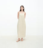 Island Walk Cotton Beaded Sling Dress