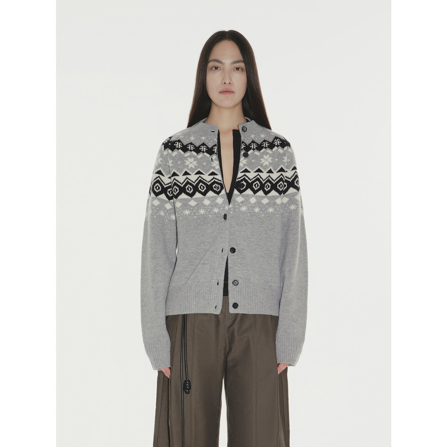 Autumn on Fair Isle Australian 17.5 micron machine washable merino wool jacquard sweater