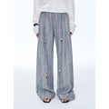 Free Afterglow Retro style linen wide-leg casual pants