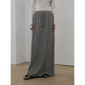 Cloudy StarLazy Dress ,Sporty style color-blocked drawstring women's skirt