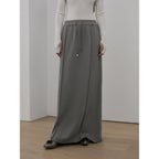 Cloudy StarLazy Dress ,Sporty style color-blocked drawstring women's skirt