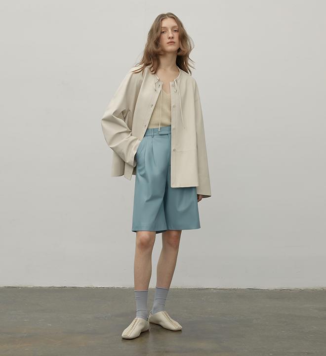 Contrary Galaxy Ultra-Thin Light-Coated Sheep Leather Jacket for Women