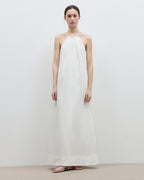 Minimalist Rule halter neck hollow design dress women's summer long dress