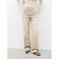 Flare Mark Retro all-season slim-fit versatile floor-length washed flared jeans