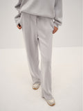 Winter Morning Sunshine French Lazy Style Wool Blend Design Loose Slimming Knit Casual Pants for Women