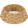 Basket Woven Hyacinth Christmas Holiday Tree Collar - 36in - Natural
