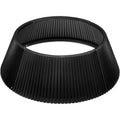 Christmas Tree Collar, Solid Wood Slatted Tree Accessory - 36in - Black