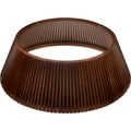 Christmas Tree Collar, Solid Wood Slatted Tree Accessory - 36in - Walnut