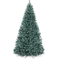 Unlit Artificial Blue Spruce Christmas Tree, w/Easy Assembly - 9ft