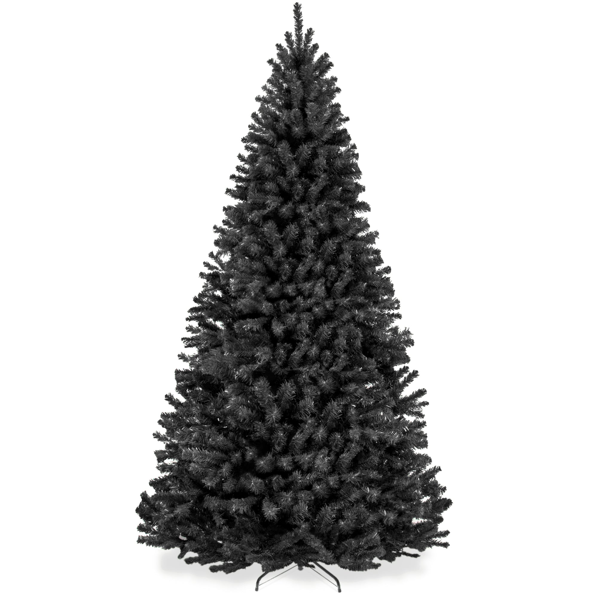 Unlit Artificial Black Spruce Christmas Tree, w/Easy Assembly - 9ft