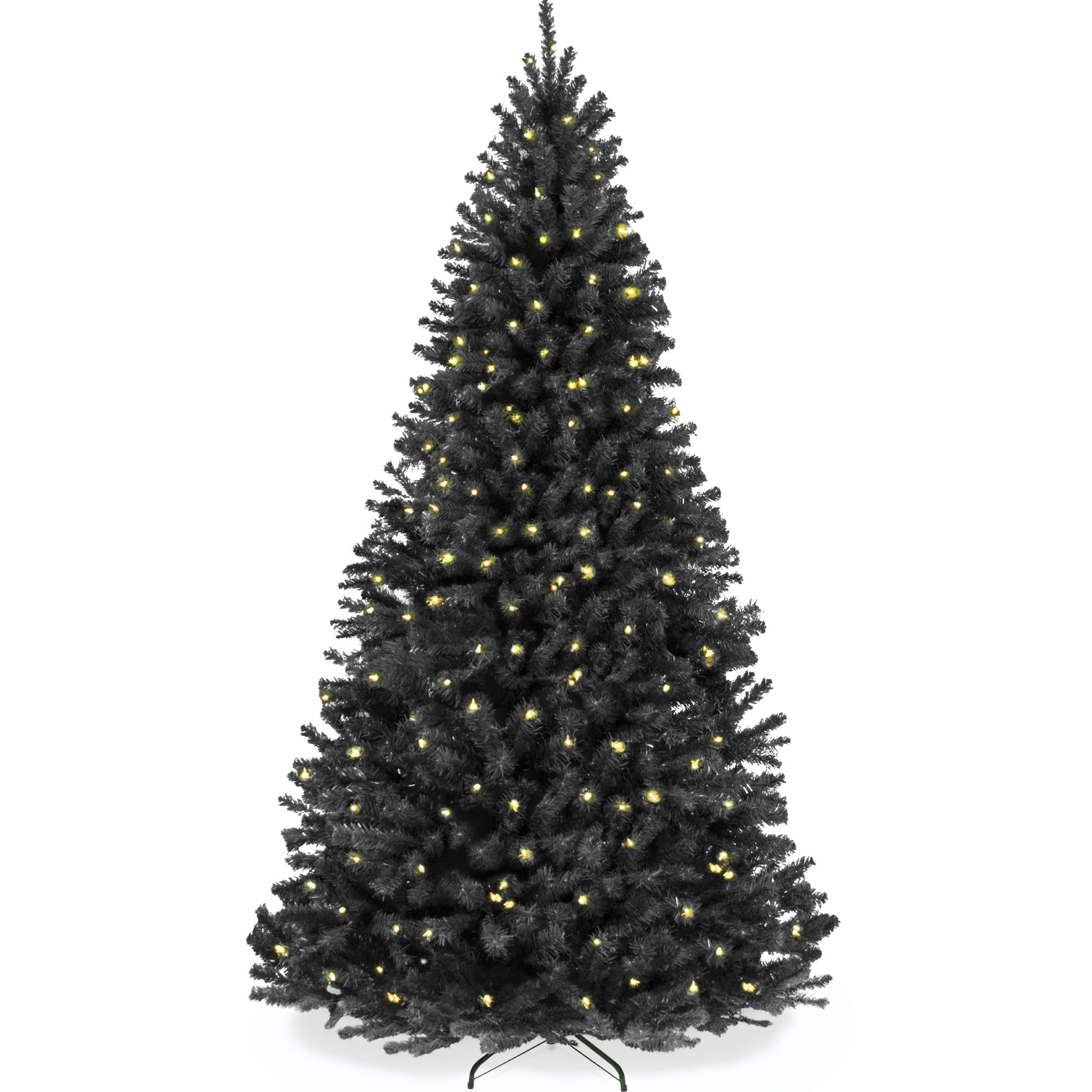 Pre-Lit Artificial Black Spruce Christmas Tree, w/Easy Assembly - 6ft