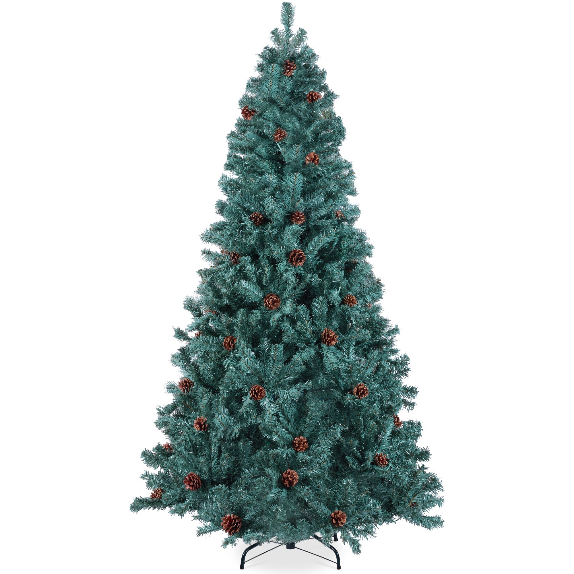 Pre-Decorated Christmas Tree w/ Pinecones - 9ft