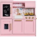 Pretend Play Kitchen with Framed Chalkboard - Pink