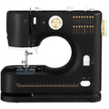 55-Piece Sewing Machine Kit for Beginners w/ 16 Stitch Patterns - Black/Gold