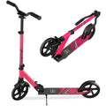 Kids Height Adjustable Kick Scooter w/ Carrying Strap, Non-Slip Deck - Pink
