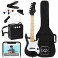 Kids Electric Guitar Beginner Starter Kit w/ 5W Amplifier - 30 in - Walmart Black