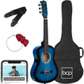 Kids Acoustic Guitar Beginner Starter Kit w/ Carrying Case - 30in - Walmart Blue