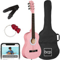 Kids Acoustic Guitar Beginner Starter Kit w/ Carrying Case - 30in - Walmart Pink