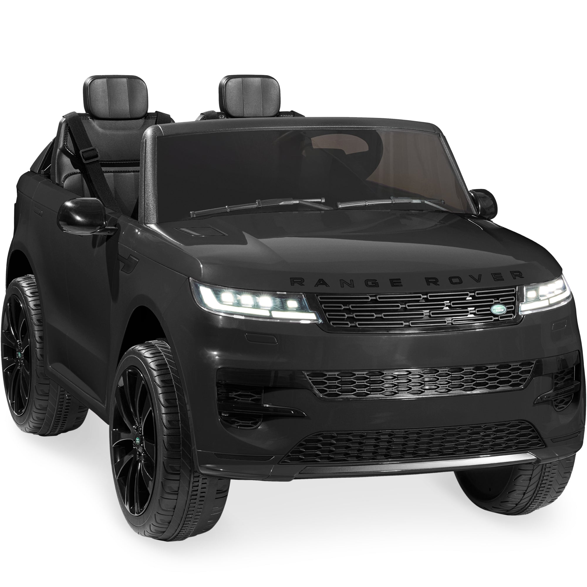 24V 2-Seater Licensed Range Rover Sport Ride-On Car w/ Parent Control - Black