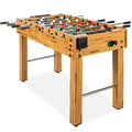 48in Foosball Table for Kids & Adults w/ 2 Balls - Light Brown