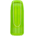 48in Kids Toboggan Snow Sled Board w/ Pull Rope, Curved Edges - Light Green